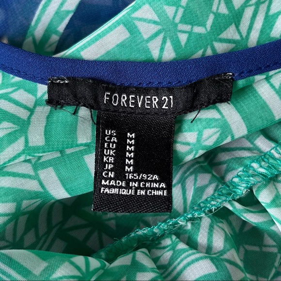 •FOREVER 21• Sheer Sleeveless Tunic Top - Size Medium - Picture 2 of 8